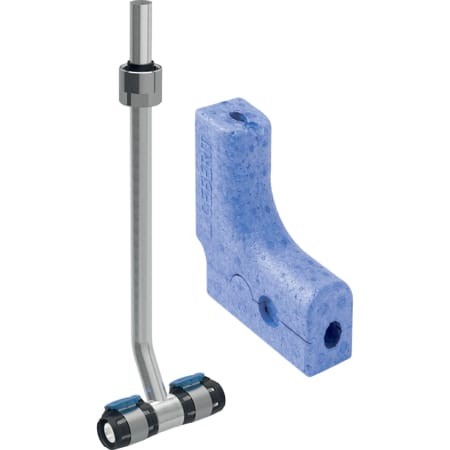 Geberit FlowFit Metallrohr-Anschluss-T-Stück m. Anschlussverschr. SiBr/Cu d20-d15-d20 619.421.22.1