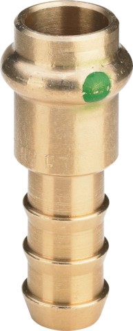 Viega Schlauchtülle Sanpress mit SC 2213.3 in 12mm x DN13 Rotguss 473716