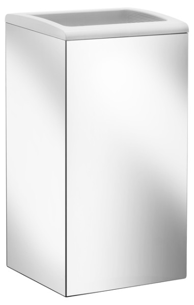 Keuco Abfallsammler Collection Moll 12788, wandhängend, Chrom-finish/weiß 12788010000