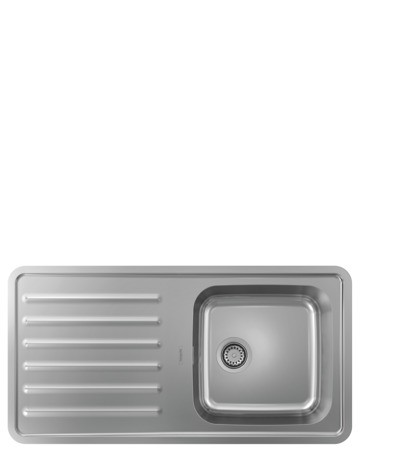 Hansgrohe Einbauspüle 400 mit Abtropffläche S4111-F400 43341800