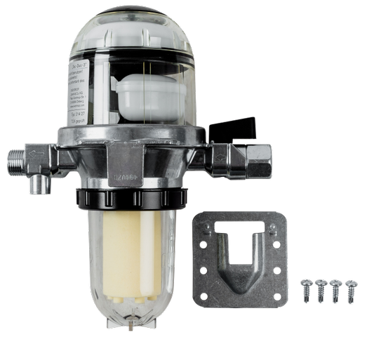 Wolf Heizölfilter für Einstrangsystem mit Absperrventil 2400405