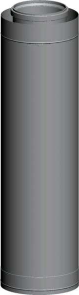 Wolf Abgasrohr DN200/300 konzentrisch 1000 mm, aus Edelstahl/PP 2651384