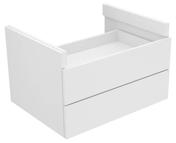 Keuco Unterbauschrank Edition 400 31442, 2 Auszüge, anthrazit/anthrazit 31442390000