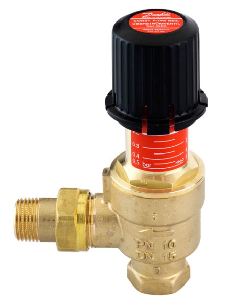 Danfoss Überströmventil AVDO 15 Rp 1/2, ECK, Innen-Muffeng./Nip. 003L6003