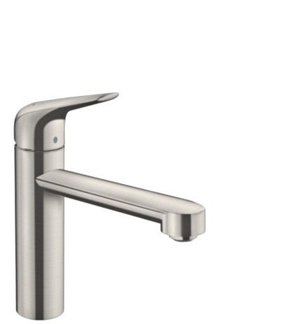Hansgrohe Spültischmischer 120 Focus M42 1jet edelstahl-optik 71806800