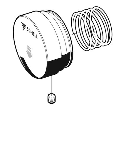 SCHELL Betätigungsgriff PETIT SC für Waschtisch-Armatur, bis 2016, chrom 230740699