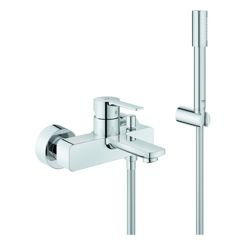 GROHE EH-Wannenbatterie Lineare 33850_1 Wandmontage mit Brausegarnitur chrom 33850001