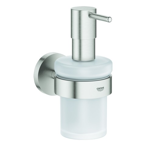 GROHE Seifenspender Essentials 40448_1 mit Halter supersteel 40448DC1