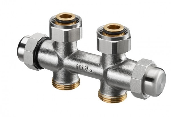 OVENTROP-Multiflex FQ Verschraubung für G 3/4 AG, DG, G 3/4 ÜM x 3/4 AG 1015803