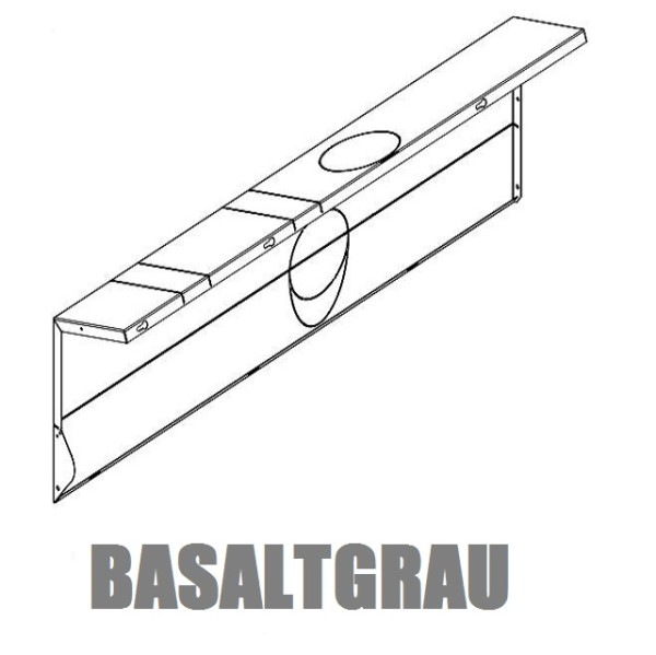 WINDHAGER SW li. 21-33 be. basaltgr. FS/ Seitenwand links 21-33 beschichtet basal 054355