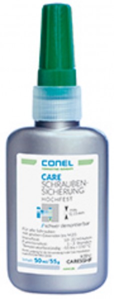 CARE W 46 Schraubsicherung hochfest 50ml Quetschspritzflasche bis 250 bar CONEL