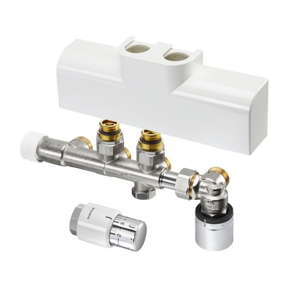 OVENTROP-Anschluss-Set für Badheizkörper "Multiblock T-RTL" + "SH" weiß 1184188