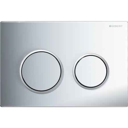 Geberit BetPl. Omega20, für 2-Menn-Sp. glanzchrom/mattchr/glanzchr 115.085.KH.1