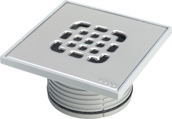 Viega Aufsatz 4934.4 in 150x150mm Kunststoff grau 555221