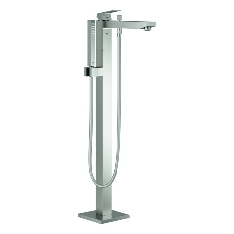 GROHE EH-Wannenbatterie Eurocube 23672_1 Fertigmontageset Bodenmontage supersteel 23672DC1