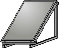 Wolf AluFlex-U Aufstellgerüst Hochformat für 1 Kollektor F3-1/CFK-1 2484082