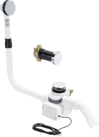 Viega Ab-und Überlauf Multiplex Trio F 6148.1 in DN40/50 verchromt 675493