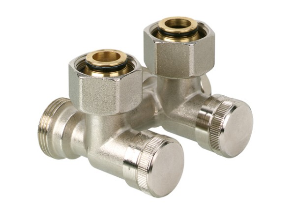 Danfoss Universalverschraubung RLV-K für Ventil-HK, Heizkörper G 3/4, Eck 003L0283