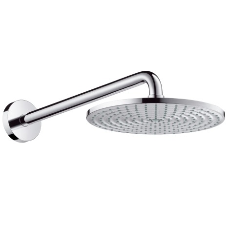 Hansgrohe Tellerkopfbrause Raindance Air 240mm chrom 9,4 l/min mit Brausearm 27461000