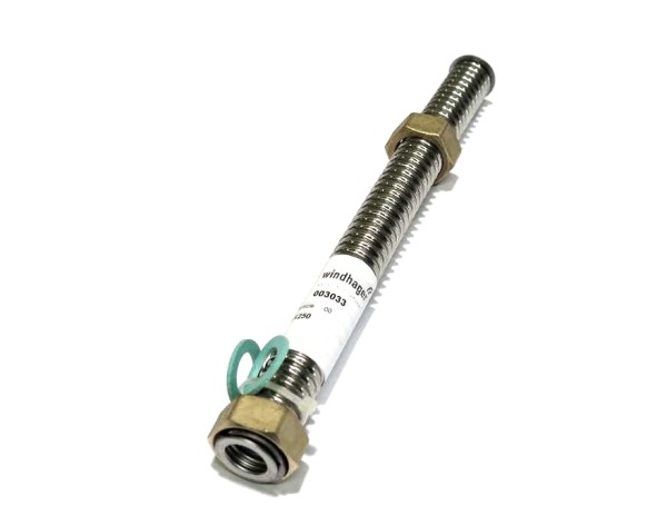 WINDHAGER WELLROHR EDEL.DN16X250 Edelstahl - Wellrohr DN16 x 250 mm mit z 003033