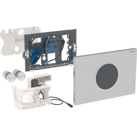 Geberit WC-Strg.Batt.,BetPl. Sigma10 verschr. 2- Mengen-Sp. edst. gebü./poliert/gebü. 115.909.SN.1