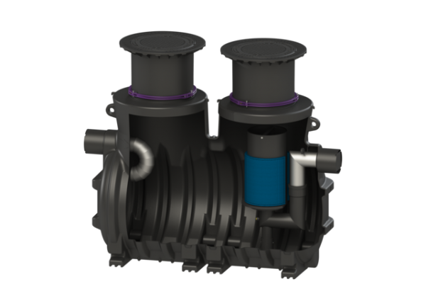 KESSEL Koaleszenzabscheider EasyOil ground, NS 3, Klasse I, 1800 l, B 99503.10B
