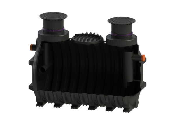 KESSEL Fettabscheider EasyClean ground NS 25, Standard, 800 1235 mm, Klasse D 93925/120D