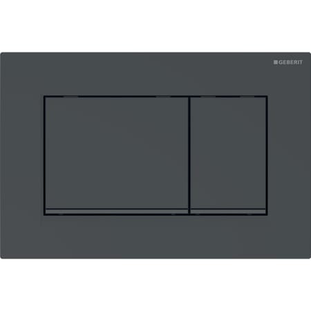 Geberit BetPl. Sigma30, für 2-Menn-Sp. schwarz, schwarz matt 115.883.DW.1