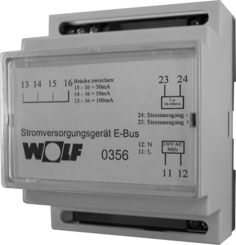 Wolf eBus-Konstantstromversorger Stromeinspeisung (30/50x100 mA)