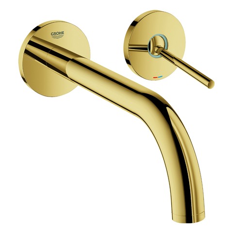 GROHE 2-L-WT-Wandbatterie Atrio 19918_3 FMS Ausladung 221mm cool sunrise 19918GL3