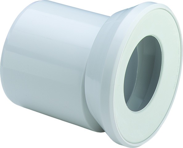 Viega WC Anschlussstutzen 3815.1 in 255mm Kunststoff weiss 614775