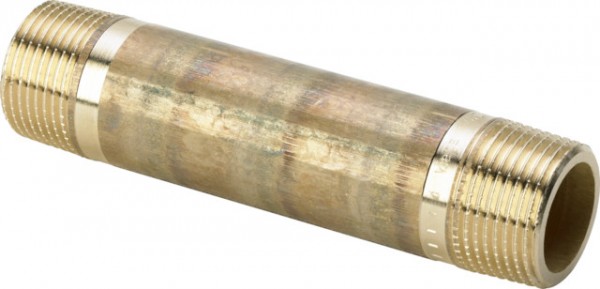 Viega Langnippel 3530 in R1 1/4 x 110mm Rotguss 651046