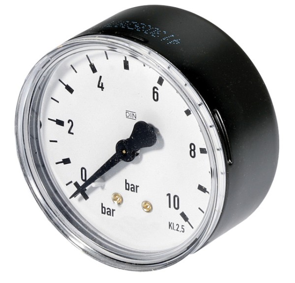 Resideo Manometer M07M G 1/4, 63mm, hinten, Teilung 0-10bar