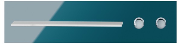 Keuco THM meTime_spa 56161, f.1 Verbraucher, Griffe re, Glas petrol 56161014302