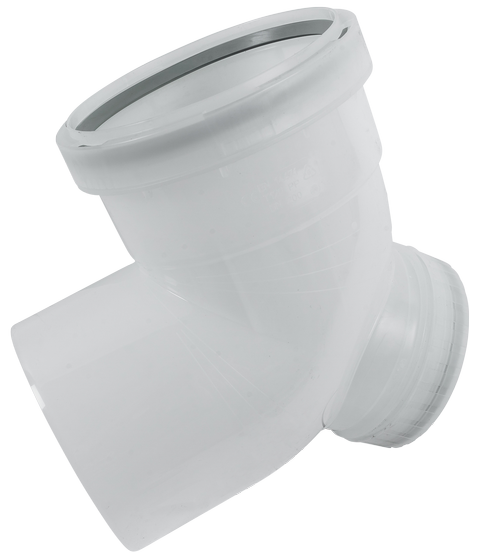 Wolf Revisionsbogen DN250 einwandig 87 Grad, aus PP 2651408