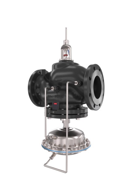 Danfoss VSR m. adapt. Stellv. AFQMP2 DN125,Kvs250,PN16,GG-25,0.1-1.0bar,FL 003G5563