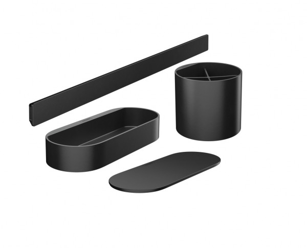 Hansgrohe Badezimmerset WallStoris mattschwarz 27968670