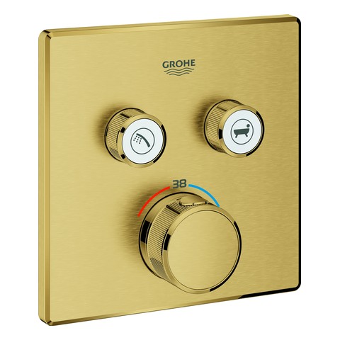 GROHE Thermostat Grohtherm SmartControl 29124 eckig FMS 2 ASV cool sunrise geb. 29124GN0
