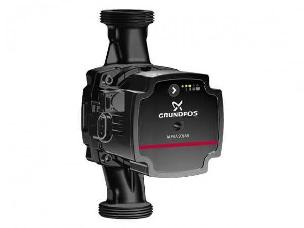 GRUNDFOS Hocheffizienz Umwälzpumpe ALPHA Solar25-75 PN10 G1_1/2 180mm 1x230V 98989300
