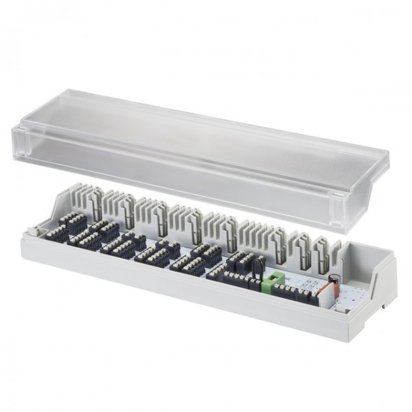 OVENTROP-Anschlussleiste (10 Regelzonen) f. Raumtherm. u. Stellantriebe 24V 1400982