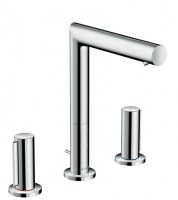 Hansgrohe 3-Loch Waschtischarmatur 200 Axor Uno Zerogriff chrom 45133000