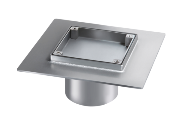 KESSEL Reinigungsverschluss DN100, V2A, Abdeckpl. 150mm 27177 PLF KF