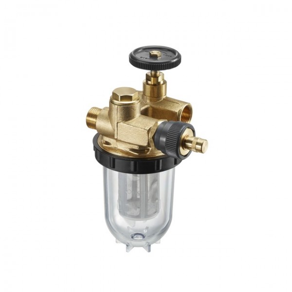 OVENTROP-Heizölfilter-RL-Zuführ. "Oilpur E A R" DN10, IG/AG,Entl.,Nickel 2122403