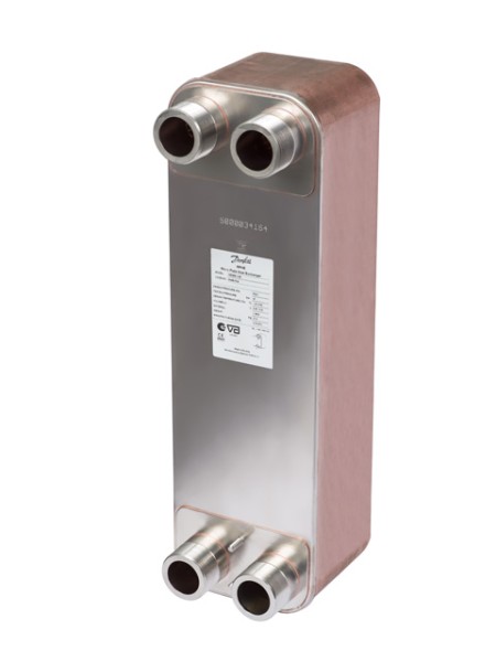 Danfoss Plattenwärmeübertrager XB59M-1 MicroPlate, 80 Platten, gelötet 004B1934