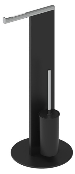 Keuco WC-Standmodell Univ.Art. 049863, schwarz/verchromt 4986370101