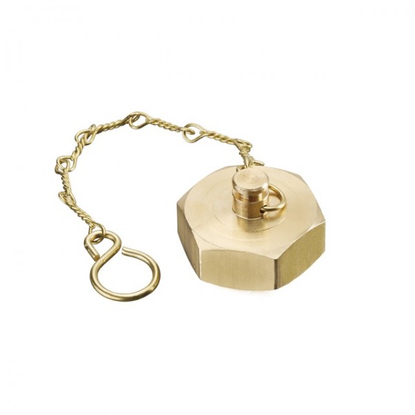 OVENTROP-Verschlusskappe für DN25 (R1 1/4"IG),m.Dichtsch. u.Kette 1066908