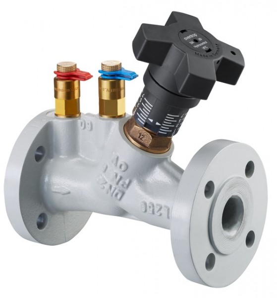 OVENTROP-Strangreg.Vent.Hydrocontrol VFC DN20, PN6, Flansch/DIN, 2 Meßvent., GG25 1062676