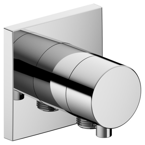 Keuco 3-Wege Umstellventil IXMO Comf.59548, Schlauchanschluss, eckig, verchromt 59548011102