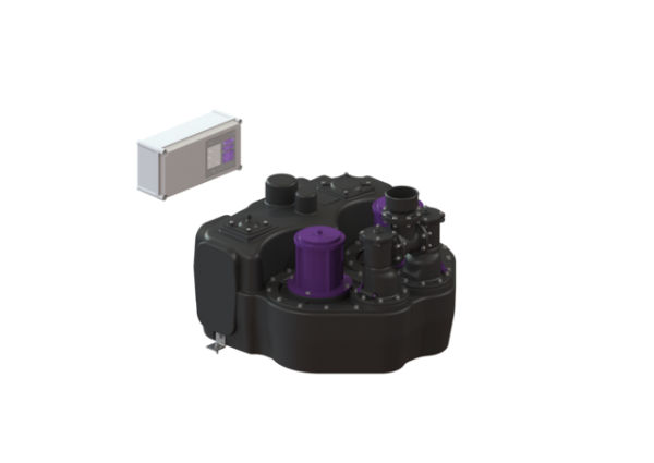 KESSEL Hebeanlage Aqualift F Duo SPF1500 S1, senkr. Druckabg.,Standard S. 11600