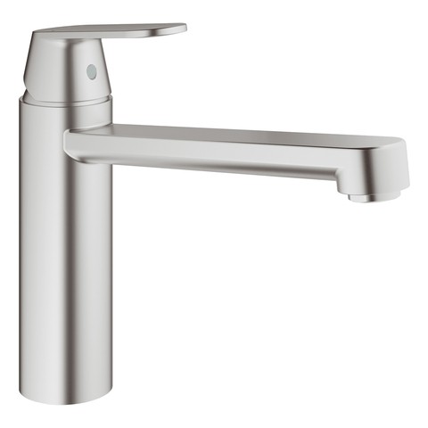GROHE EH-SPT-Batterie Eurosmart C 30193 mittelhoher Auslauf supersteel 30193DC0